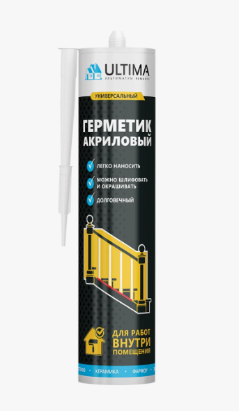 герметик "Ultima" акриловый белый 280мл (только под заказ)