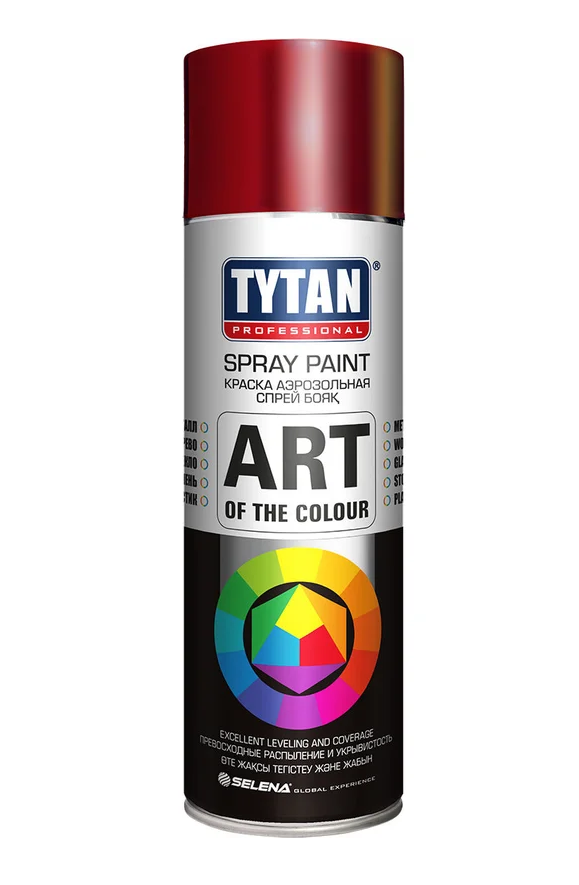 Аэрозольная краска Tytan PROFESSIONAL ART OF THE COLOUR RAL3005, красное вино 400мл Аэрозольная краска Tytan PROFESSIONAL ART OF THE COLOUR RAL3005, красное вино 400мл
