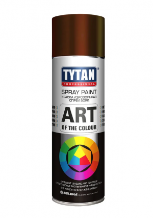 Аэрозольная краска Tytan PROFESSIONAL ART OF THE COLOUR RAL8017, коричневая 400мл