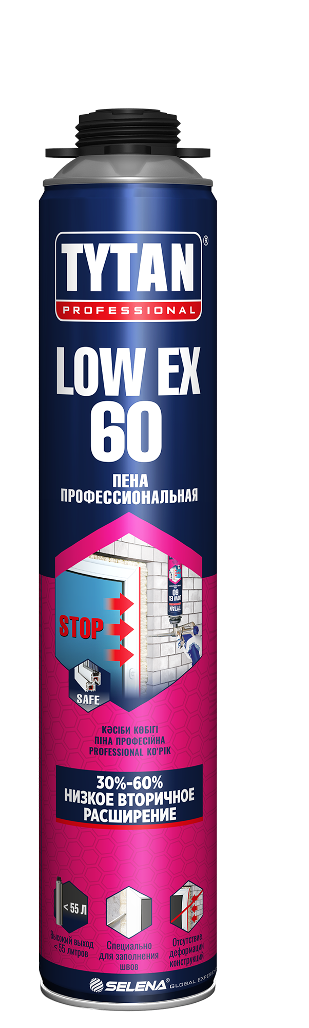Tytan Professional LowEx 60 пена профессиональная 750 мл (12 шт.)