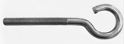 Винт-полукольцо с метрической резьбой М12, размер 12*210-260