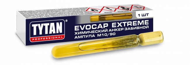 TYTAN Professional EVOCAP EXTREME анкер химический ампула M10/90 забивной (40 шт.)