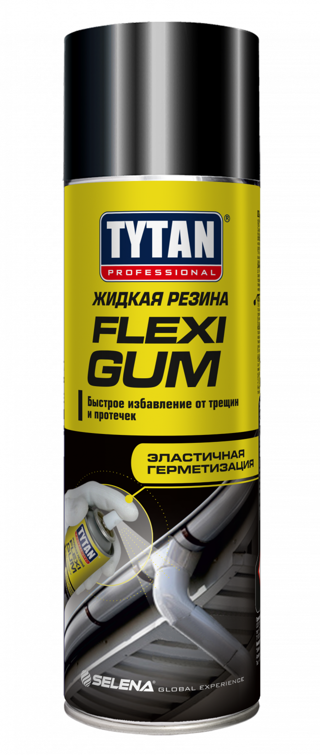 Tytan Professional Flexi Gum Жидкая резина черная 520 мл Tytan Professional Flexi Gum Жидкая резина черная 520 мл