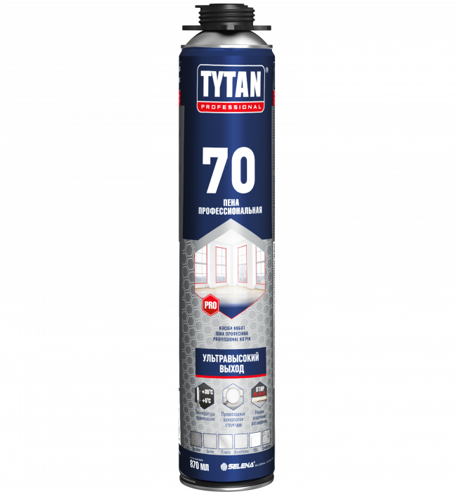 TYTAN Professional 70 пена профессиональная 870 мл (12 шт.)