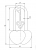 Замок навесной Apecs PDB-33-60-Blister (снят с производства)