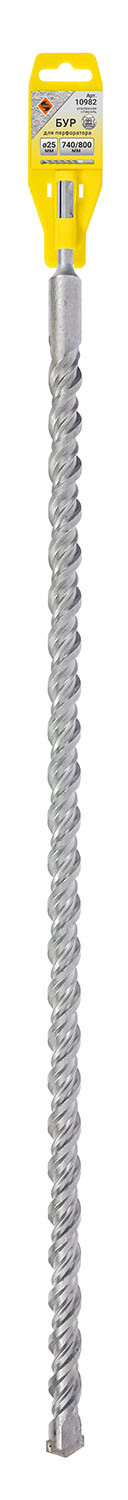Бур SDS+ ф 25*740/800 усил. Россия.