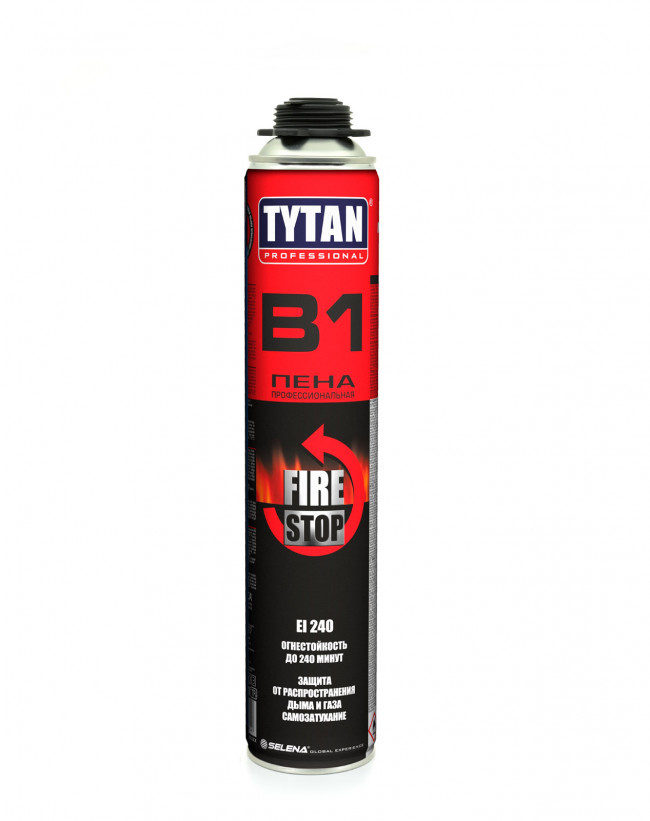 TYTAN Professional профессиональная пистолетная пена B1 огнестойкая 750 мл (12 шт.)