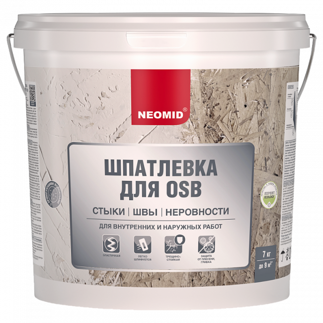 NEOMID Шпаклевка для плит OSB (7 кг)