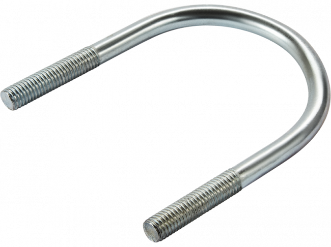 Скоба U-образная М10, U 2 1/2" (для труб 66-76 мм)