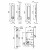 Защелка Punto с ручками для раздв. дверей Soft LINE SL-011 AB