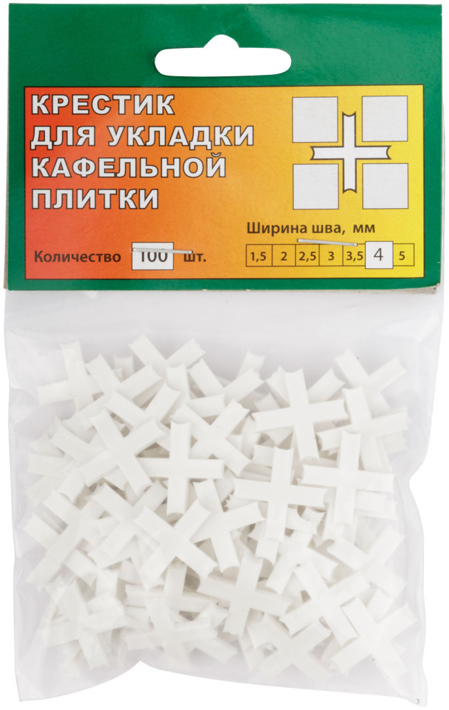 Крестики для кафеля 4 мм  (16740)