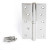 Петля Апекс 120*80-В-Steel-CR-L (хром)