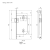 Корпус замка NORA-M под фиксатор 13-90 мм (золото)