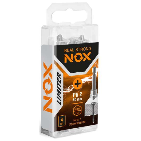 Бита с ограничителем NOX Limiter E6.3 PH2-50 (340250) не заказ
