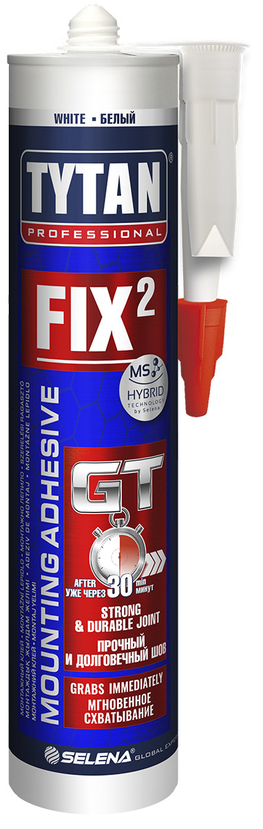 Tytan Professional Fix² GT клей монтажный 290 мл (6 шт.)