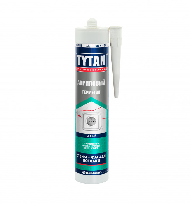 TYTAN Professional герметик акриловый белый 280 мл (12 шт.)