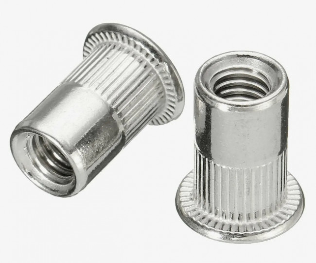 Заклепка-гайка цилиндрический бортик  М8х1,25х18 (350 шт)