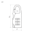 Замок навесной НОРА-М кодовый 603 (черный)