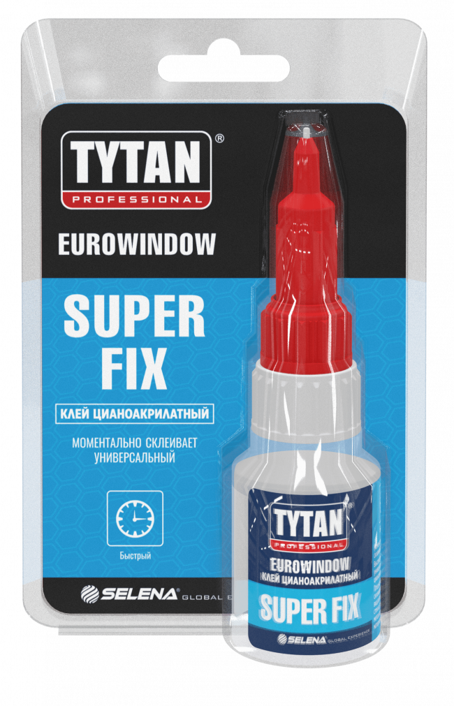 TYTAN Professional EUROWINDOW Super Fix клей цианоакрилатный 20 гр (36 шт.)