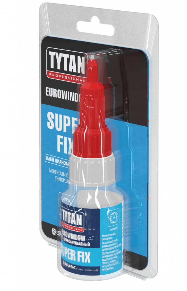 TYTAN Professional EUROWINDOW Super Fix клей цианоакрилатный 20 гр (36 шт.)