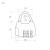Замок навесной НОРА-М кодовый 617 (черный)