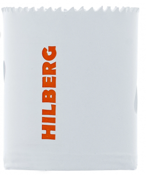 Коронка биметаллическая по металлу 38мм, мелкий зуб, Hilberg Bi-Metal Cobalt 8% (М42)