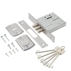 Замок врезной сувальдный Avers R12/S6-CR (5 keys, shank 50mm) (40)