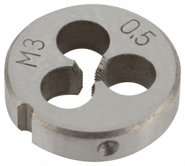 Плашка метрическая, легированная сталь М 3*0,5мм