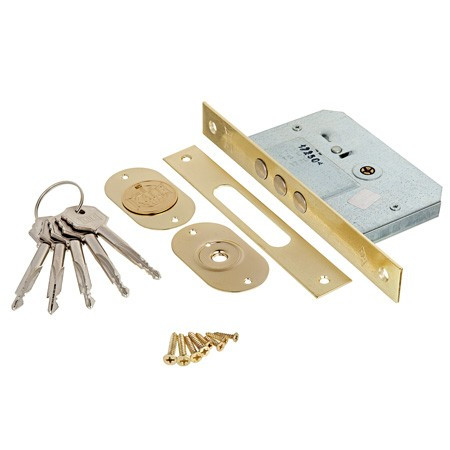 Замок врезной KALE KILIT 189/ЗМF-BS45-BP-5KEY